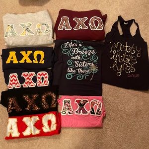 VARIOUS AXO SHIRTS selling as a bundle for 50$